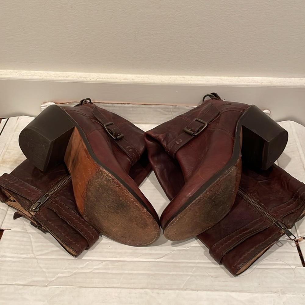 Frye dark brown tall boots - Picture 3 of 5